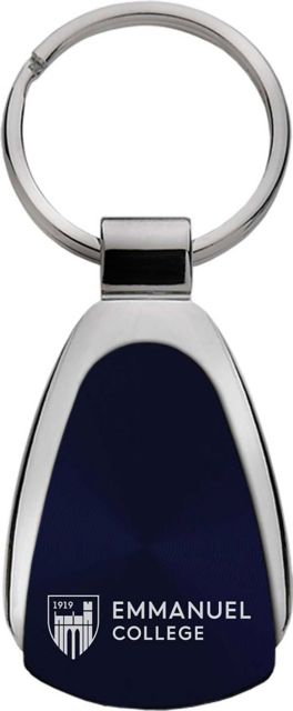 Emmanuel College Teardrop Keychain