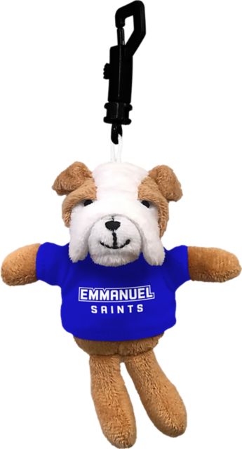 Emmanuel College Saints Plush Keychain
