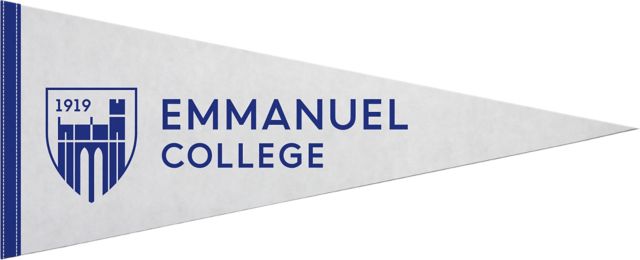 Emmanuel College 12X30 Full Color Pennant