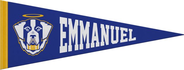 Emmanuel College 9X24 Full Color Pennant
