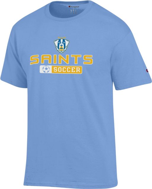 Emmanuel College Saints Soccer Short Sleeve T-Shirt