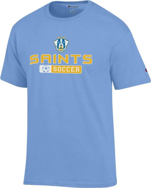 Emmanuel College Saints Soccer Short Sleeve T-Shirt