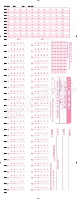 SCANTRON 100x5A T/F ID=10 RED