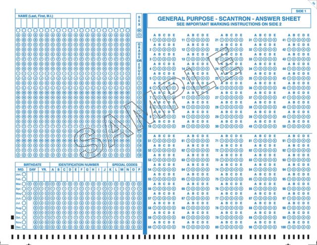 SCANTRON DM GPAS 200Q x 5