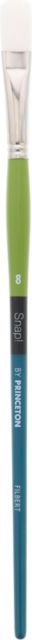 SNAP WHITE TAKLON FILBERT 8 LONG HANDLE