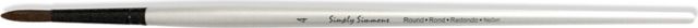 SIMPLY SIMMONS BRUSH EXTRA FIRM ROUND 4 LONG HANDLE