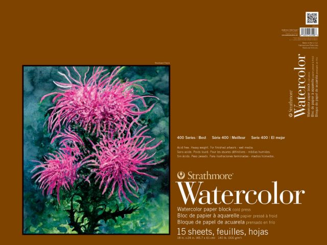 Watercolor Block 140# Cold Press 18X24 15 Sheets