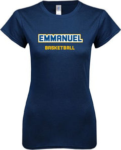 Emmanuel Next Level Ladies SoftStyle Junior Fitted Tee Basketball - ONLINE ONLY
