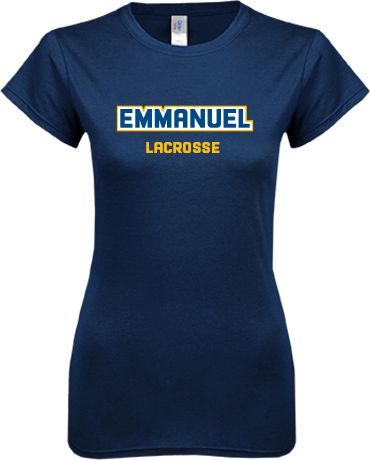 Emmanuel Next Level Ladies SoftStyle Junior Fitted Tee Lacrosse - ONLINE ONLY