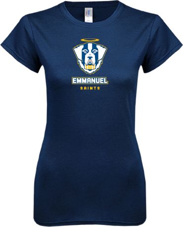 Emmanuel Next Level Womens Boyfriend Tee Primary Logo - ONLINE ONLY