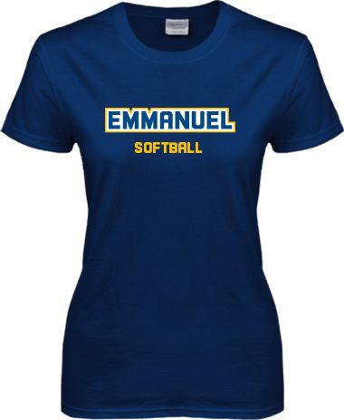 Emmanuel Ladies T Shirt Softball - ONLINE ONLY