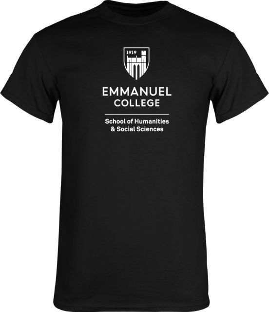 Emmanuel T Shirt School of Humanities and Social Sciences Stacked - ONLINE ONLY