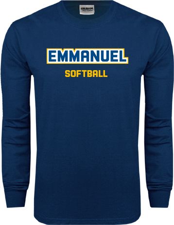 Emmanuel Long Sleeve T Shirt Softball - ONLINE ONLY
