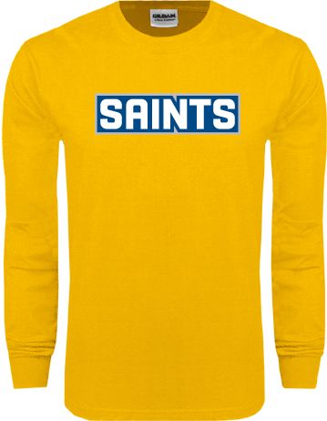 Emmanuel Long Sleeve T Shirt Saints - ONLINE ONLY