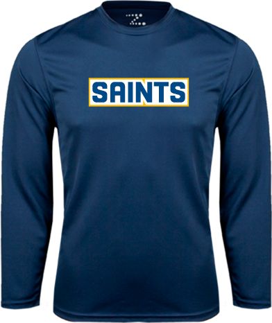Emmanuel Performance Long Sleeve Shirt Saints - ONLINE ONLY
