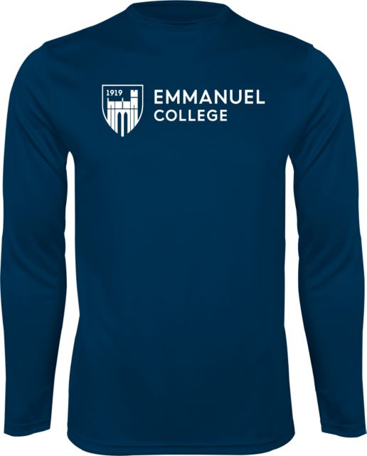 Emmanuel Performance Long Sleeve Shirt Institutional Mark Horizontal - ONLINE ONLY