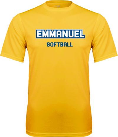 Emmanuel Performance Tee Softball - ONLINE ONLY