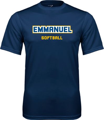 Emmanuel Performance Tee Softball - ONLINE ONLY