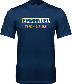 Emmanuel Performance Tee Track and Field - ONLINE ONLY