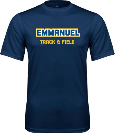 Emmanuel Performance Tee Track and Field - ONLINE ONLY