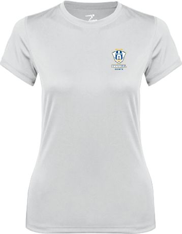 Emmanuel Womens Performance Tee Primary Logo - ONLINE ONLY