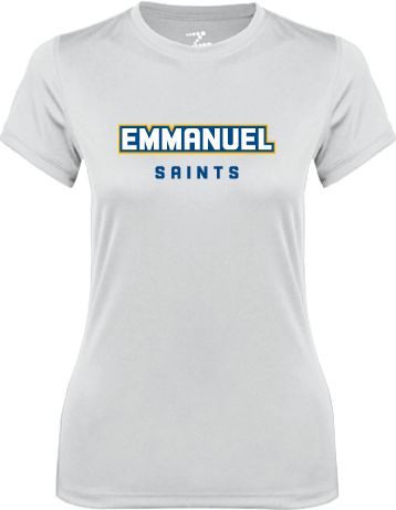 Emmanuel Womens Performance Tee Secondary Mark - ONLINE ONLY