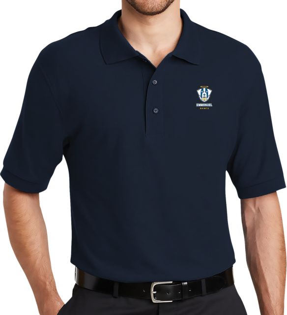 Emmanuel Silk Touch Polo Primary Logo - ONLINE ONLY