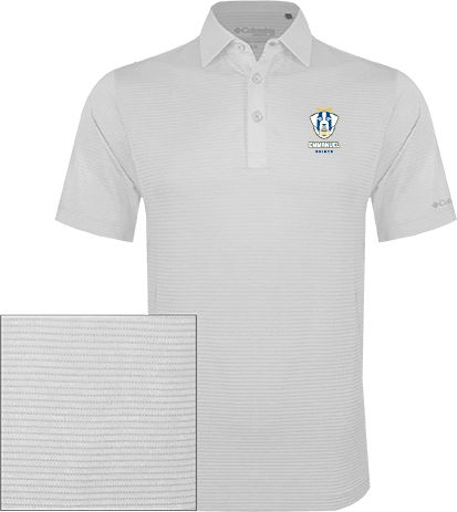 Emmanuel Columbia Omni Wick Sunday Golf Polo Primary Logo - ONLINE ONLY
