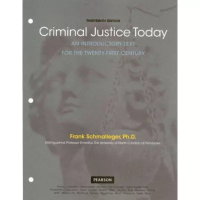 Criminal Justice Today (Loose Pgs)