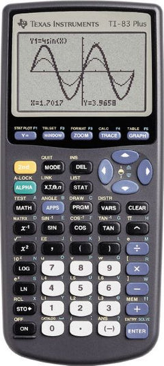 CALC TI83 PLUS GRAPH
